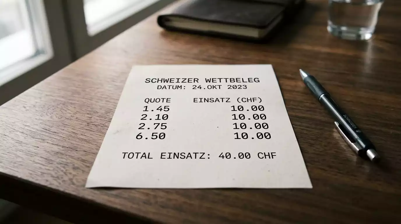 Tabelle mit Dezimalquoten zur Fussball-WM 2026 in Schweizer Franken