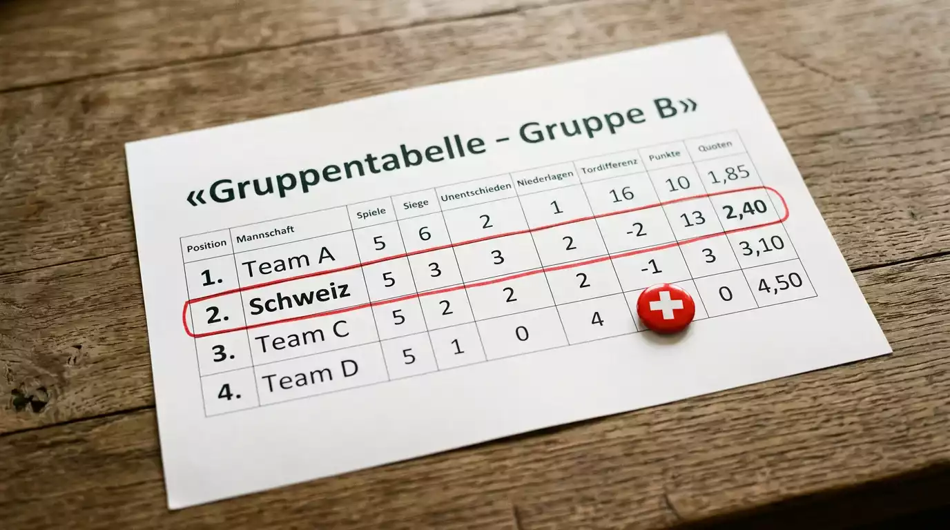 Prognose für die Schweizer Nati in Gruppe B der Fussball-WM 2026 mit Quoten und Spielplan