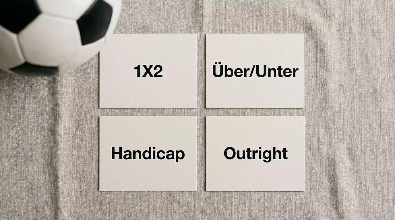 Übersicht der wichtigsten Wettarten für die Fussball-WM 2026 in Schweizer Märkten